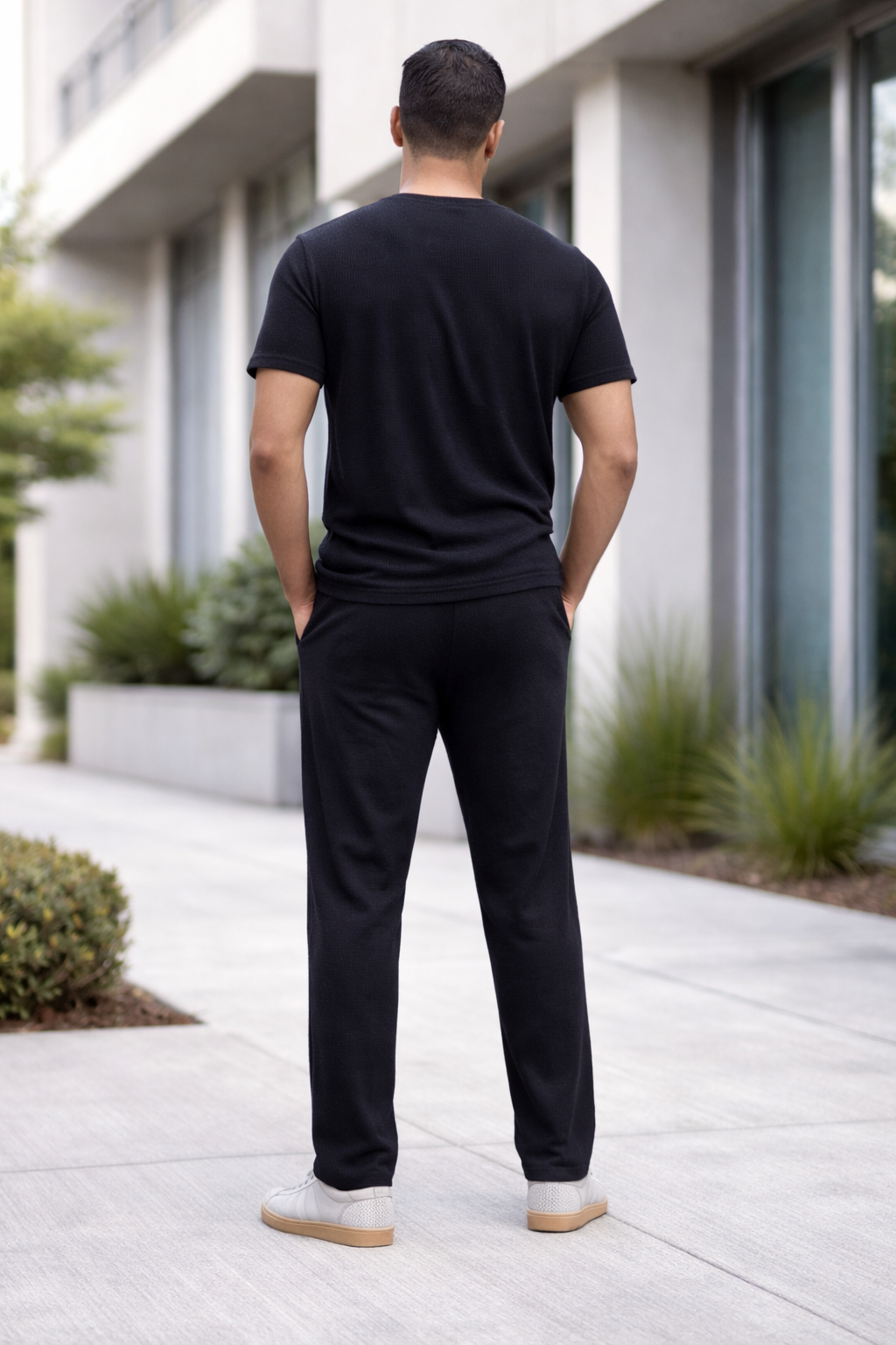 COMFORTABLE THERMAL TROUSERS (BLACK)