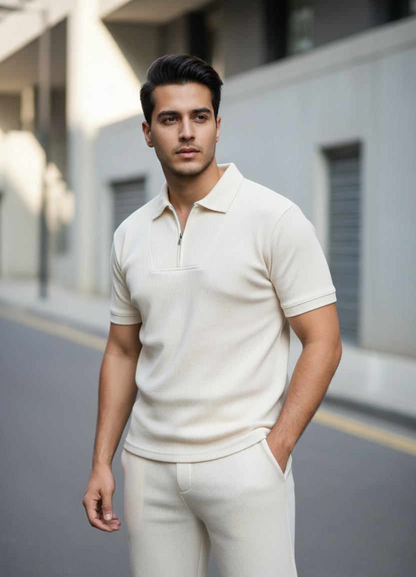 R_L POLO DROP NEEDLE (WHITE)