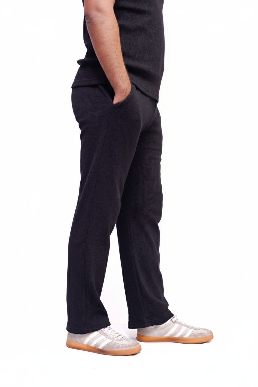 COMFORTABLE THERMAL TROUSERS (BLACK)