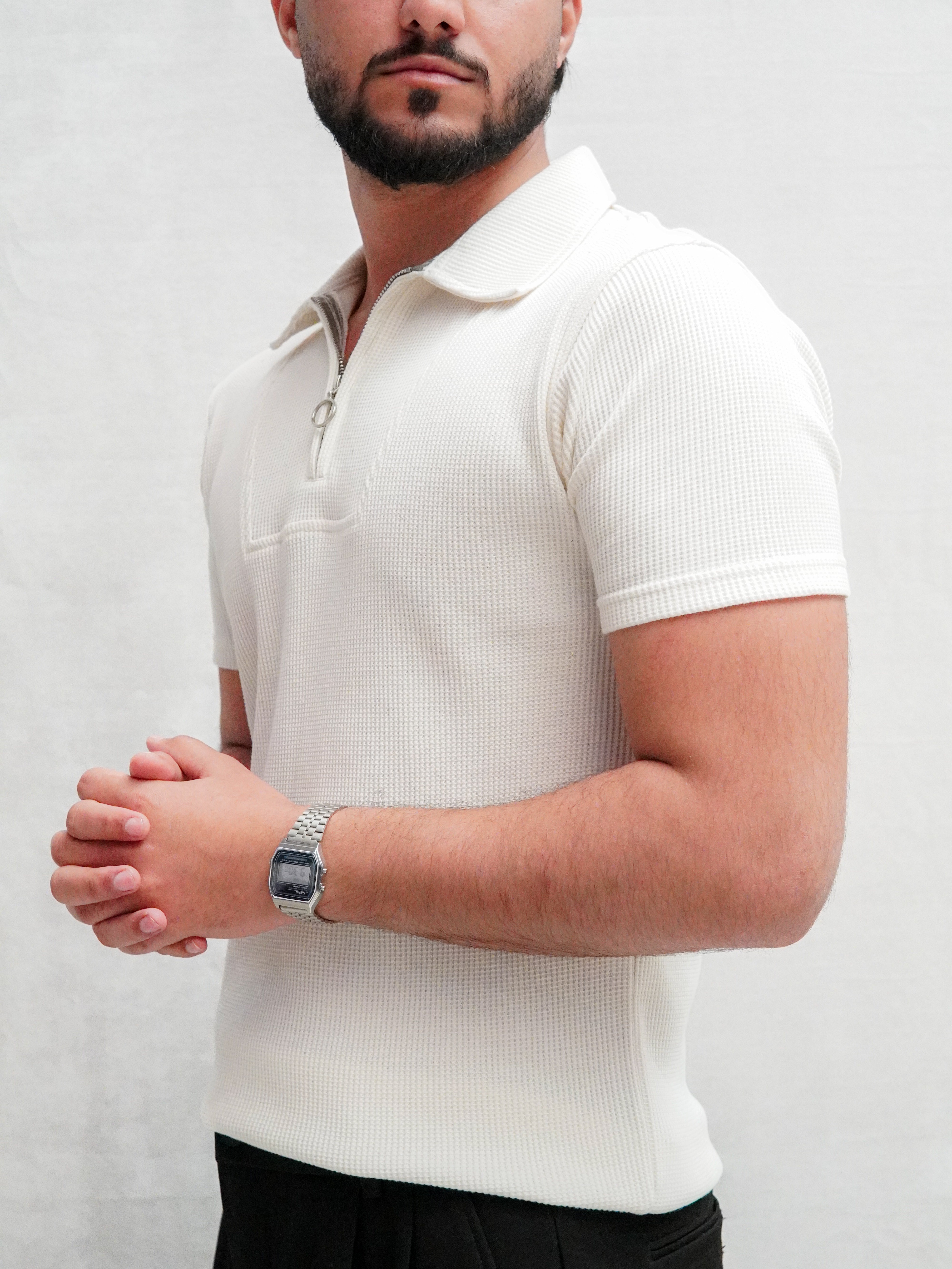 R_L POLO DROP NEEDLE (BLACK) | Unisex